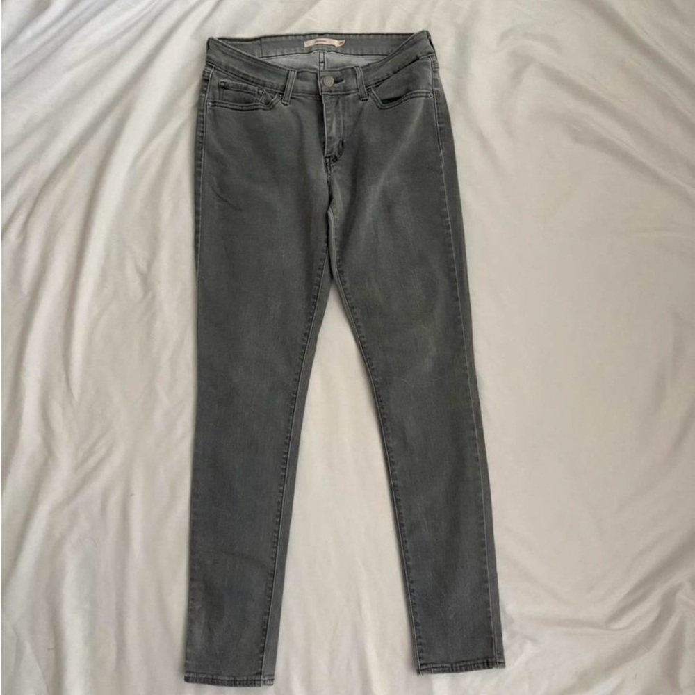 Levi's Women's Grey Charcoal Skinny Jeans